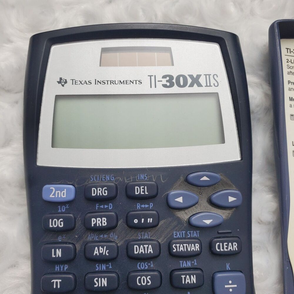 Texas Instruments TI-30XIIS Scientific Calculator Blue 2-Line Display - Picture 7 of 9